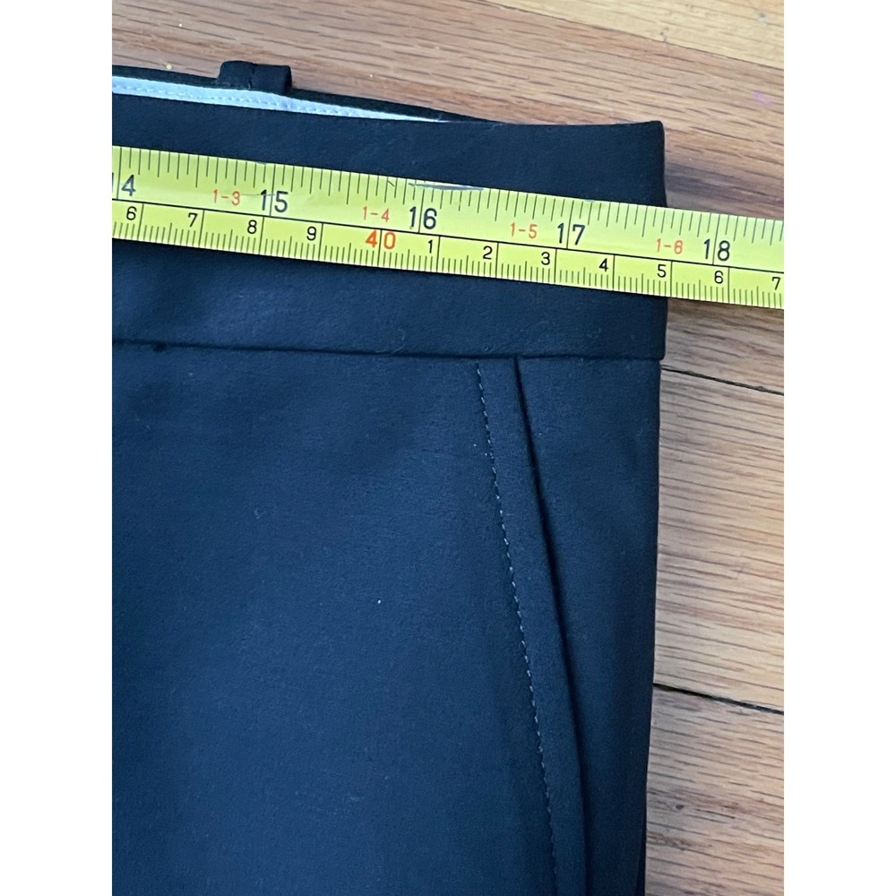 TALBOTS Freeport Straight Leg Dress Pants Black Size 12 NEW Career Minimalist - Picture 8 of 10